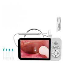 DDCAMERA 4.3 Inch  Digital Otoscope 1080P Ear Scope Camera with 6 Lights Ear Wax Removal Tool for Kids Supports Photo Video