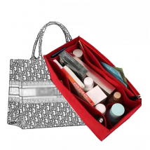 Felt Cloth Insert Bag Fits BOOK TOTE Makeup Handbag Organizer Travel Inner Purse Cosmetic Bag Mommy Bag Fit ONTHEGO Tote