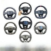 Carbon Fiber Steering Wheel For Toyota GT 86 FORTUNER FJ Cruiser HIACE LC70/76/79 Land Cruiser CROWN ALPHARD VELLFIRE HILUX
