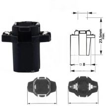 10Pcs Twist Lock B8.3 B8.3D Plug and Play Bulb Holder Sockets Auto Wedge Dashboard Indicator Instrument Light