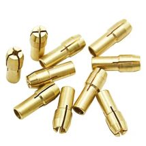 10PC 2.4mm Mini Drill Brass Collet Chuck Adapter Micro   Dremel Rotary Tool DIY Accessory for Woodworking  Bit