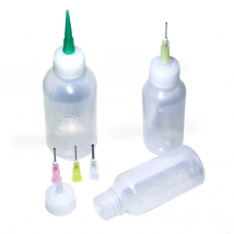 50cc 30ml Plastic Dispensing Bottle with Syringe Needle Nozzle Squeeze glue gel alcohol pot reuse for multi purpose DIY work