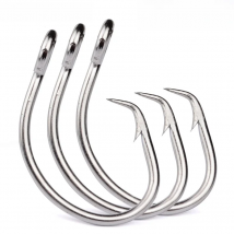PROBEROS 5Pcs/lot Saltwater Fishing Hooks Circle Hooks 11/0-12/0-13/0-14/0-15/0-16/0# Stainless Steel Jigging Fishhooks