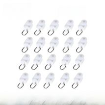 20pcs/Pack High Quality Curtain Track Sliding Runners Carrier Rollers For Dooya Tuya Straight Curtain Wheel Rail Track