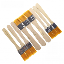 10pcs/lot BGA Solder Flux Paste Brush With Wooden Handle Reballing Tool  number 1 / 2 /3