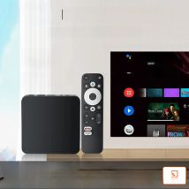 Dcolor GD2 TV Box with Android 12 Amlogic S905Y4 Processor 2GB RAM 32GB Storage Supports AV1 4K H.265 1080P WiFi Bluetooth Voi