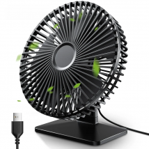 GAIATOP Desk Fan Portable USB Fan 90° Adjustable Cooling Fan Mute 3 Speed Adjustment Ultra Quiet Suitable For Home Desk Office