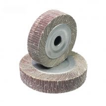 4"/5" Flange Abrasive Flap Wheel Sanding Cloth Mop Wheel Metal Wood Polishing Grinding