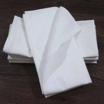 1Pcs White Cotton Table Napkins 48*48cm Cloth Napkins Handkerchief Hotel Wedding Party Table Decoration Table Napkin