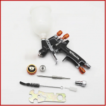 1.2MM Spray Gun 1.0MM Nozzle Kit 400CC/250CC Tank Air Spray Gun With Paint Mixing Cup And Adapter Mini Spray Gun Paint Spray Gun