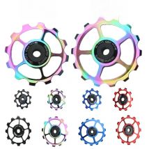 12T 14T Rear Derailleur Jockey Wheel Ceramic Pulley MTB Mountain Bike Guide Roller Idler Road Bike Ceramics Bearing Guide Wheel