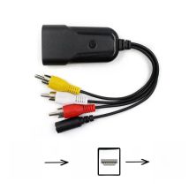 HDMI to RCA AV CVBS Component Converter Scaler 1080P Adapter Cable Box for Monito L/R Video HDMI2AV HD Support NTSC PAL
