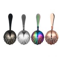 Vintage Julep Cocktail Strainer Shell Shape Strainer Cocktail Mixing bar tools