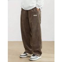 Corduroy pants men clothing Sweatpants Loose-Fit Casual Pants man baggy hosen Regular Length Trousers men cargo pants women