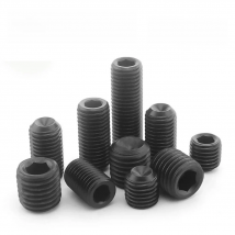 10pcs/lot Headless Cup Point Set Screw M2 M2.5 M3 M4 M5 M6 M8 M10 Carbon Steel Hex Socket Set Screw Hardness 12.9 GRADE