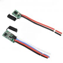 433MHZ DC 3V-24V Micro Receiver Wireless Remote Control Switch 3.6V 5V 9V12V 24V Universal RF Module Receiver Transmitter