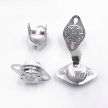 KSD301 250V 10A/16A closed 100 105 110 115 120 125 130 135 140 145 150 160 Celsius Degree 90 angle feet Thermal Control Switch