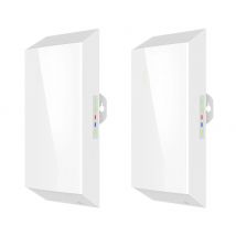A Pair Tenda O1 2.4GHz Outdoor CPE 300Mbps 500m WISP Wireless Range Point with 8dBi Directional Antenna Auto-bridge