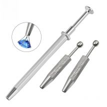 1 PC 3/4 Claws Jewelry Gem Beads Holder Pick-up Tool  Diamond Gemstones Stone Prong Holder Tweezers Catcher Grabbers