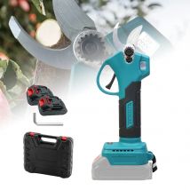 Potatore elettrico senza spazzole da 25 mm 2 marce Cordless portatile Frutteto Arbusto Potatura Rami di alberi Taglierina per Makita 18V Batteria