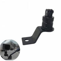 For Gopro 13 12 Accessories Motorcycle Aluminum bracket CNC 360 Rotate rearview mirror Mount for Go Pro DJI OSMO Action Insta360