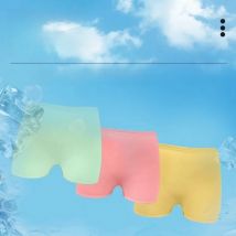 Silicone Period Proof Swimwear Leakproof High Waist Boxer Briefs Women Quick-Dry Reusable Waterproof Swim Underwear Summer Swim