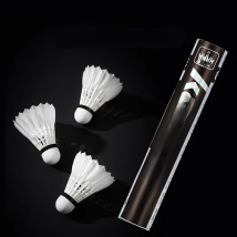 12PCS Kawasaki Badminton Shuttlecock King 8E Goose Feather Badminton Shuttlecock Training Sports Speed 76 77 Badminton Ball