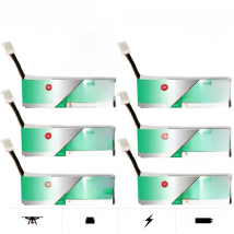 1-10Pcs GNB 1S 350mAh 3.8V 70C/140C 4.35V HV Lipo Battery PH2.0 Plug for BetaFPV 65S UK65 Blade Inductrix UR65 Tiny Whoop Drone