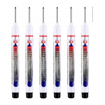 6Pcs/Set 20mm Long Nib Head Markers for Metal Perforating Pen, Waterproof, Bathroom, Woodworking Decoration, Multi-Purpose
