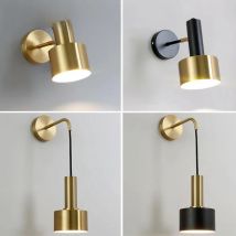 Adjustable Wall Lights Nordic Bedroom Bedside Wall Lamps LED Iron Lampara for Aisle Stair Indoor Lighting Sconce Home Decor бра