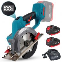 6 Zoll 800 W bürstenlose Kreissäge Multifunktionales Schneidwerkzeug Handheld Akku-Elektrokettensäge für Makita 18 V Akku