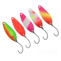 HISTOLURE Fishing Spoon Lure 5g 40mm Long Casting Metal Spinner Bait Trout Spoon Jig Swimbait Fishing Tackle