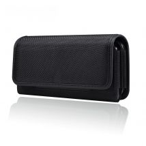 Universal Dual 2 Pouch Two Phone Belt Clip Case Holder For Samsung S24 S23 Ultra S22 Plus S21 FE A55 A54 A53 Men Waist Bag Cover
