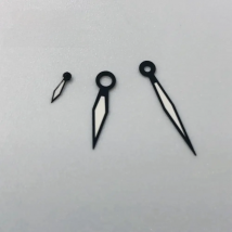 Miuksi black white watch hands green/blue luminous hands fit ETA 6497 6498 or ST3600  ST3620 series movement