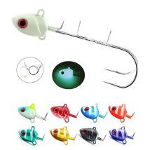 Tenya Twin Hooks Fishing Jig Saltwater Long Casting Glow-in-the-Dark Lure Head 15g 20g 25g 30g 40g 50g 60g 100g 150g 180g 200g
