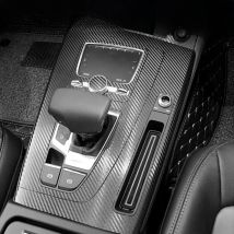 Suitable for SQ5 Interior Stickers, Carbon Fiber Modified Film for Central Control Gear Shift for Audi Q5 2017-2023