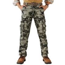 Spring Autumn Men Cargo Pants Cotton High Quality Camouflage Straight Trousers Men Pants Size 38