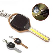 Mini LED Keychain Flashlight Small Emergency Light Pocket Key Ring Door Lighting Outdoor Night Running Camping Lantern