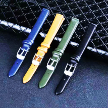 2025 Year Leather watch strap  Accessories  wristband 8mm 10mm 12mm 14mm 16mm 18mm 20mm 22mm Genuine Leather   Strap with Tool