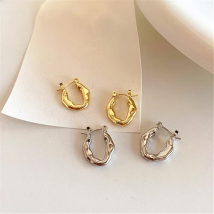 Kshmir Geometric Metal Earrings Women's fashion exquisite ear buckle jewelry 2023