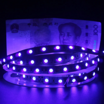 UV LED Strip Light 12V DC SMD 5050 0.5M 1M 2M 3M 4M 5M Waterproof Ribbon Purple Flexible Ultraviolet Tape for DJ Fluorescence
