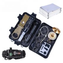 11 in 1 Survival kit Outdoor Camping Equipment Travel Militar Emergency Supplies First aid kits Tactical survival Tools