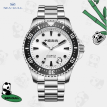 2024 Orologio da uomo Seagull Rolling Panda Design 100M Orologi subacquei Orologio da polso meccanico automatico Ocean Series 816.17.1066