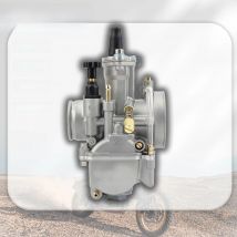 28 30 32 34mm Universal Motorcycle Carburetor With Free Jet For 2T 4T ATV Quad Go Kart Dirt Bike Scooter 50-250cc Retrofit Parts