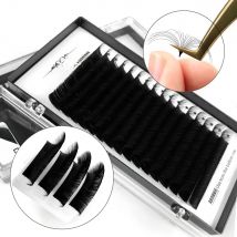 Abonnie Eyelashes Extension Silk Soft Professionals Individual Eyelash Extensions 16 Lines/Tray C/D Curl False Lashes Classic