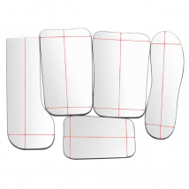 1 PC Dental Orthodontic Double-Sided Mirrors Reflector Dentistry Intra Oral Glass Coated Titanium Dental Photography Mirrors