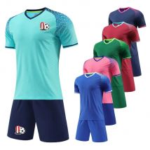 Personalized Custom Children Adult Soccer Jersey Sets 2 Piece Short Shirt Sport Outfit Clothing Quick Dry Football Uniform Suit