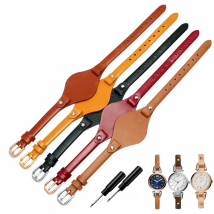 8mm Genuine Leather Watch Strap for Fossil ES3060 ES3565 ES2830 3077 3262 3060 4176 4119 Soft Cowhide Women ​Small Band Bracelet