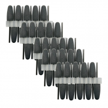 50Pcs DENTAL Gray 10*24 SILICONE Rubber Rotary polishing Micromotor handpiece 2.35mm Polishing Burs