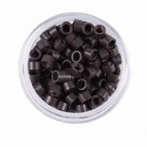 1000Pcs 4.0*2.7*2.7mm Hair Extension Tools Micro Rings Beads Links With Screws 7 Colors Optional